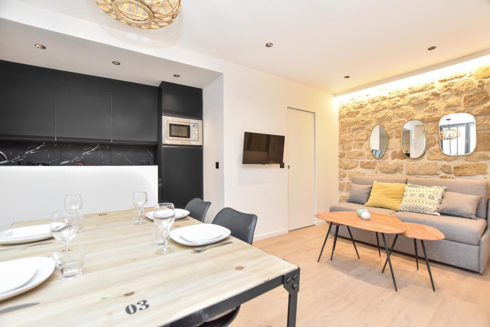 Cozy Apartment - 1Br-4P - Sentier Paris Exterior photo